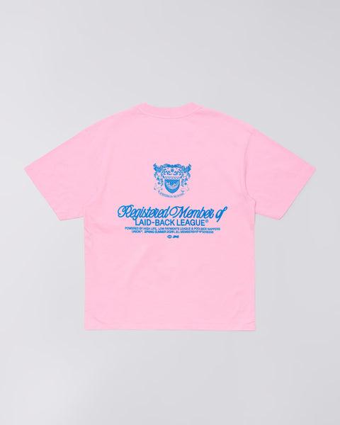 Laid Back League T-Shirt - Begonia Pink