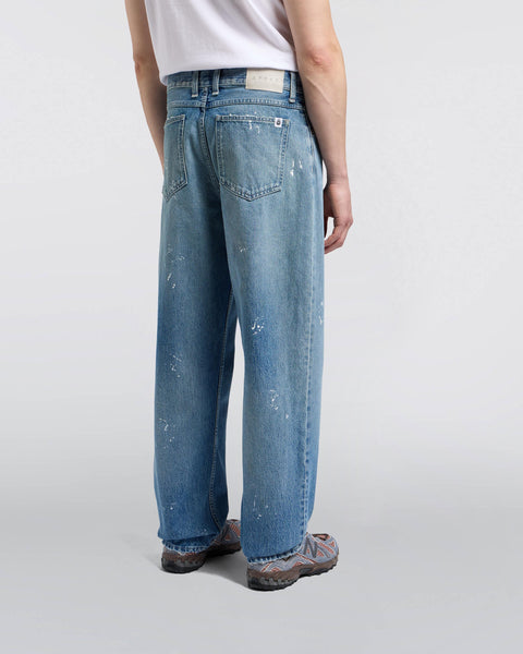 Cosmos Pant 14.6oz - Blue Dark Marble Wash