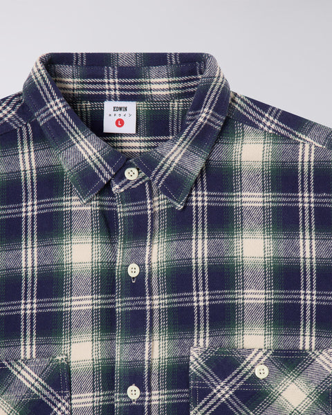 Work Shirt - Navy/Green
