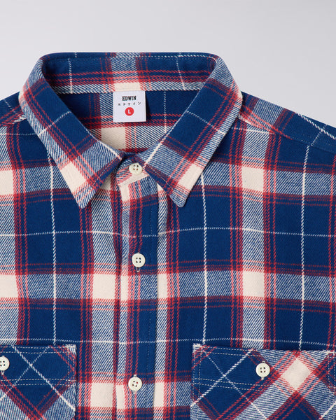 Work Shirt - Navy/Red