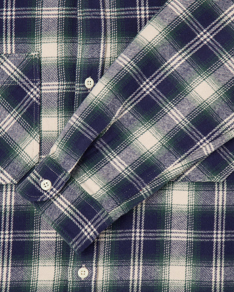 Work Shirt - Navy/Green