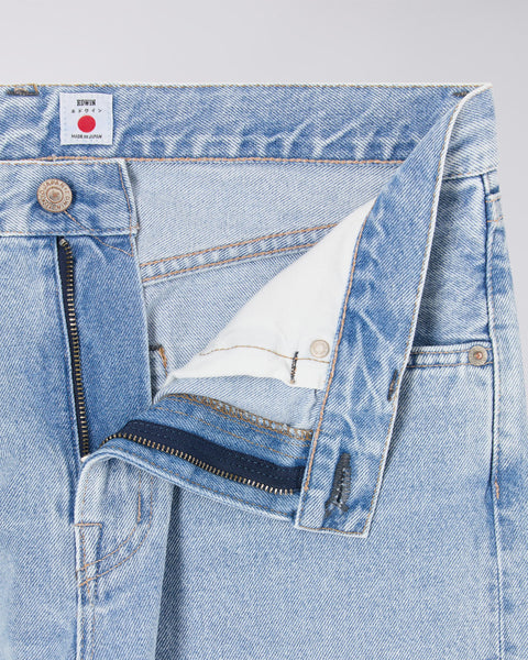 Slim Tapered Kaihara 12,5oz Openenend Denim - Blue Mid Light Used