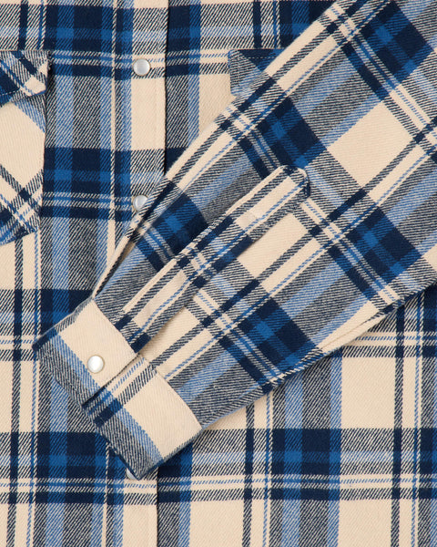 Western Shirt - Navy/Blue