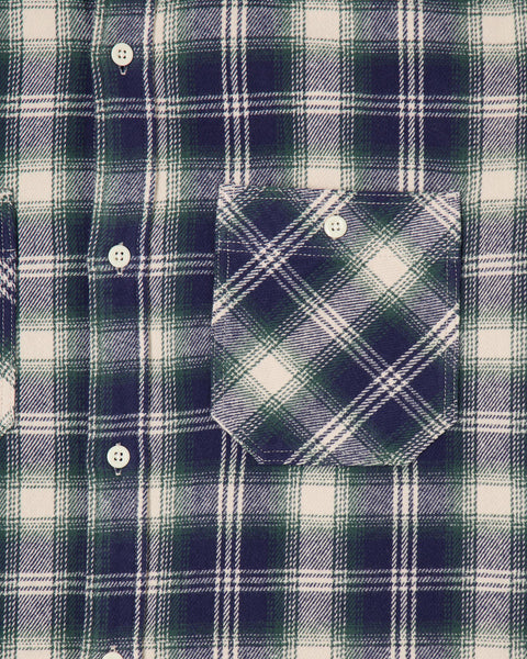 Work Shirt - Navy/Green