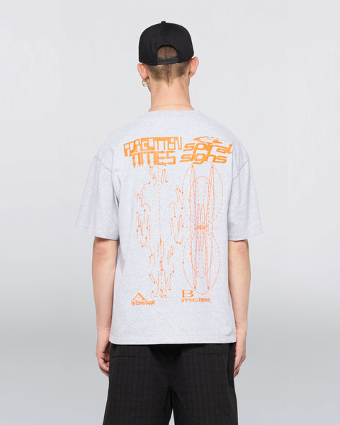 Spiral Sighs T-Shirt - Grey