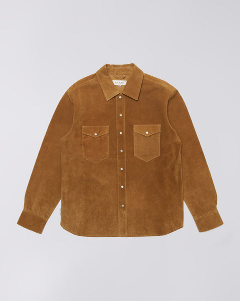 Western Shirt - Suede Brown
