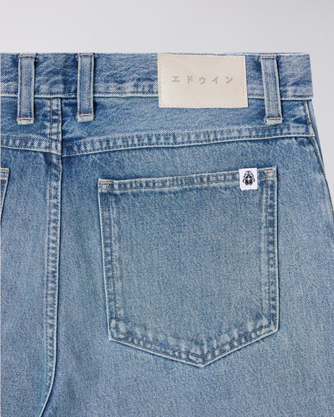 Cosmos Pant 14.6oz - Blue Dark Marble Wash