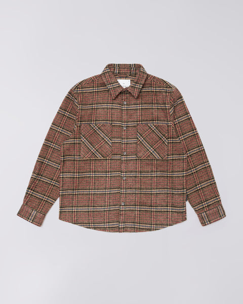 Julius Shirt - Burgundy Blue