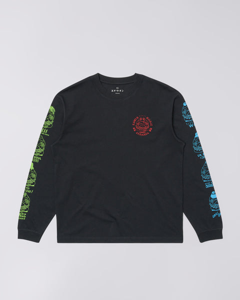 Edwin Music Channel T-Shirt LS - Black