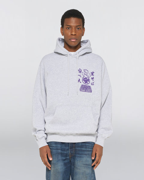 Soba Yasube Sweat Hoodie - Grey Marble