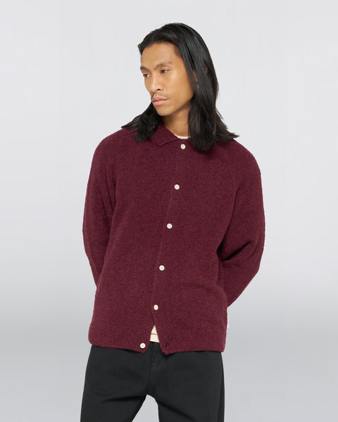Gemini Cardigan - Burgundy