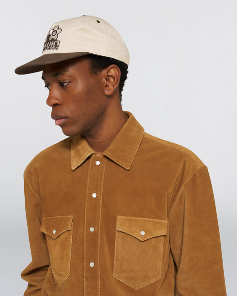 Western Shirt - Suede Brown