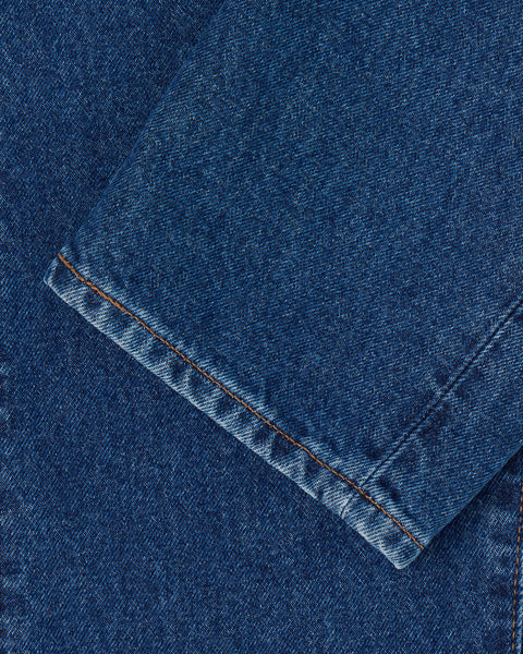 Slim Tapered Kaihara 12,5oz Openenend Denim - Blue Mid used