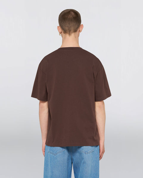 Oversize Basic T-Shirt - Coffee Bean
