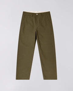 Wide Trousers Pant - Olive Unwashed