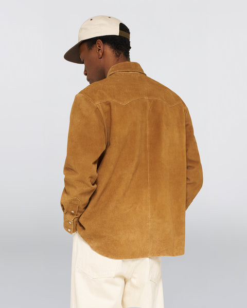 Western Shirt - Suede Brown