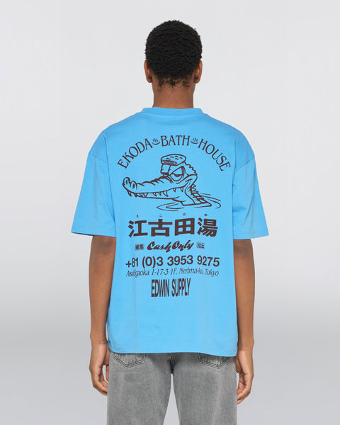 Ekoda Bath T-Shirt - Azure Blue