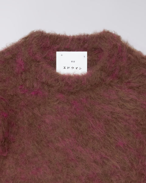 Baz Sweater - Brown/Pink