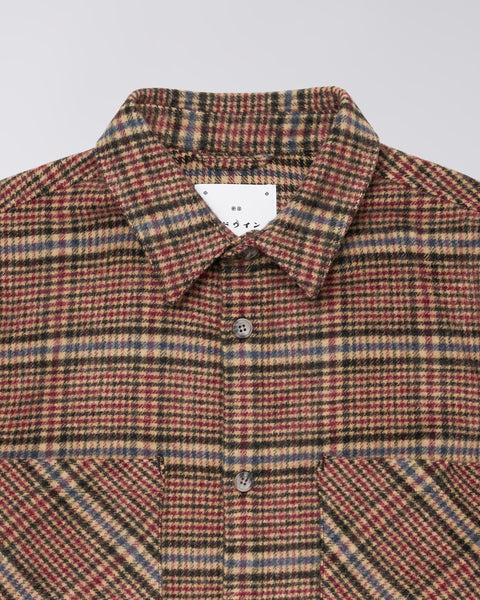 Julius Shirt - Burgundy Blue