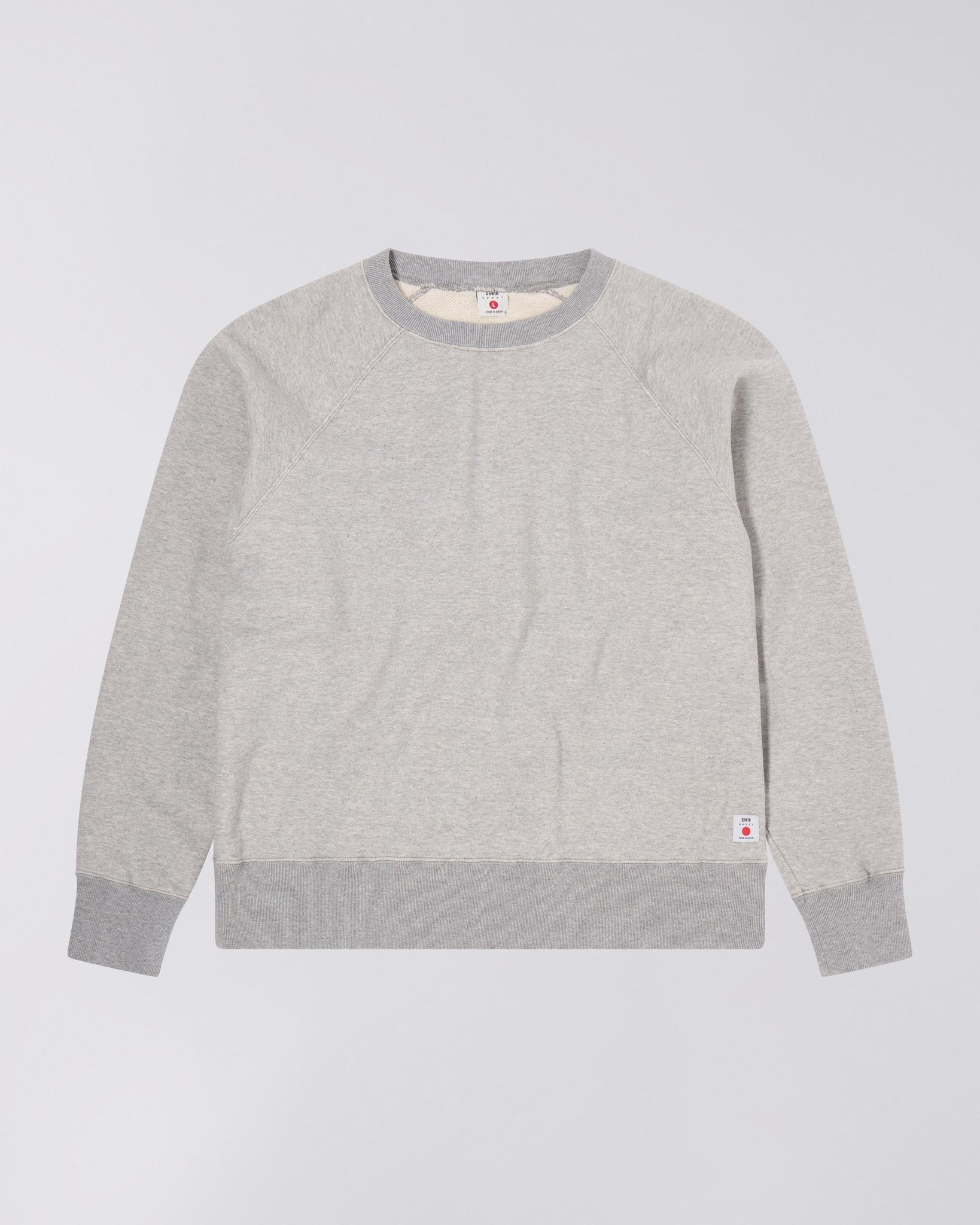 Raglan Sleeve Sweat - Grey Marble