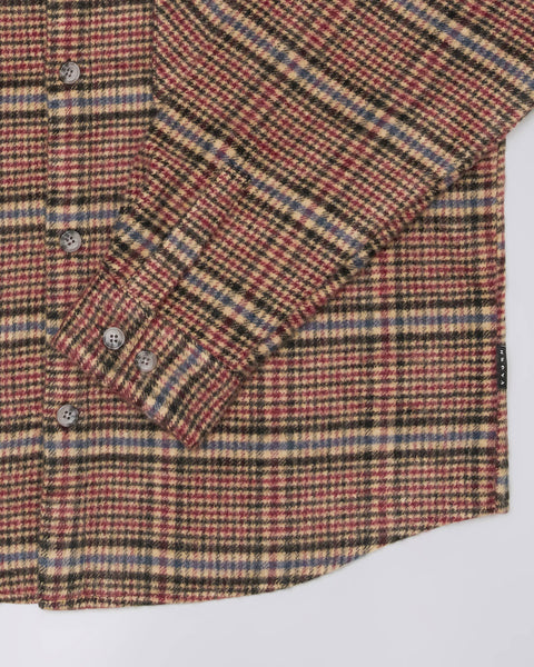 Julius Shirt - Burgundy Blue
