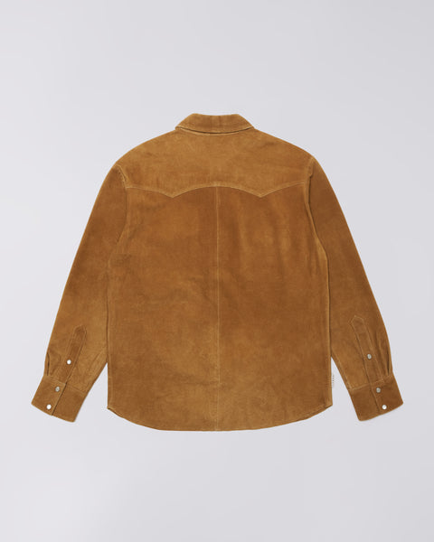 Western Shirt - Suede Brown