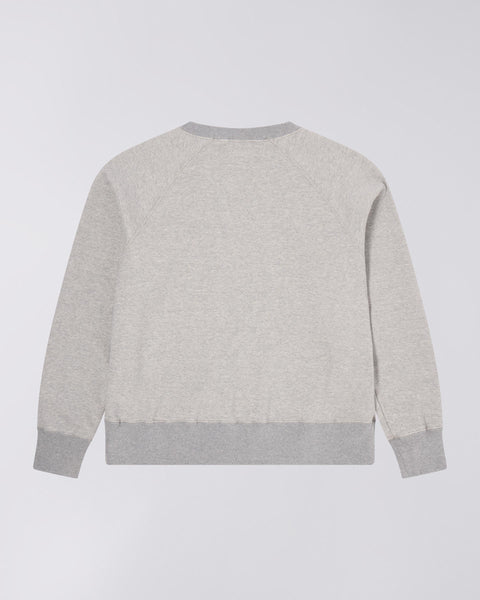 Raglan Sleeve Sweat - Grey Marble