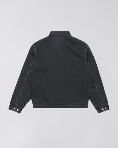 Hunter Zip Jacket - Black Stone Wash