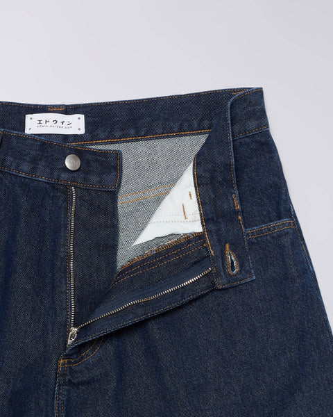 Cosmos Pant 14.6oz - Blue Dark Marble Wash