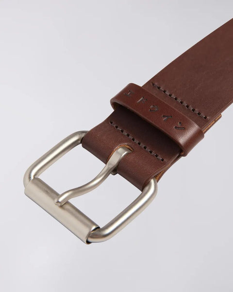 Edwin Leather Belt - Brown