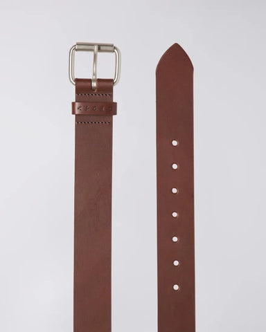 Edwin Leather Belt - Brown