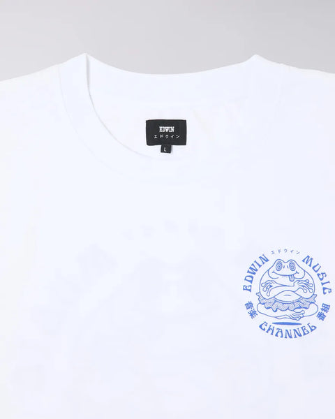 Edwin Music Channel T-Shirt - White